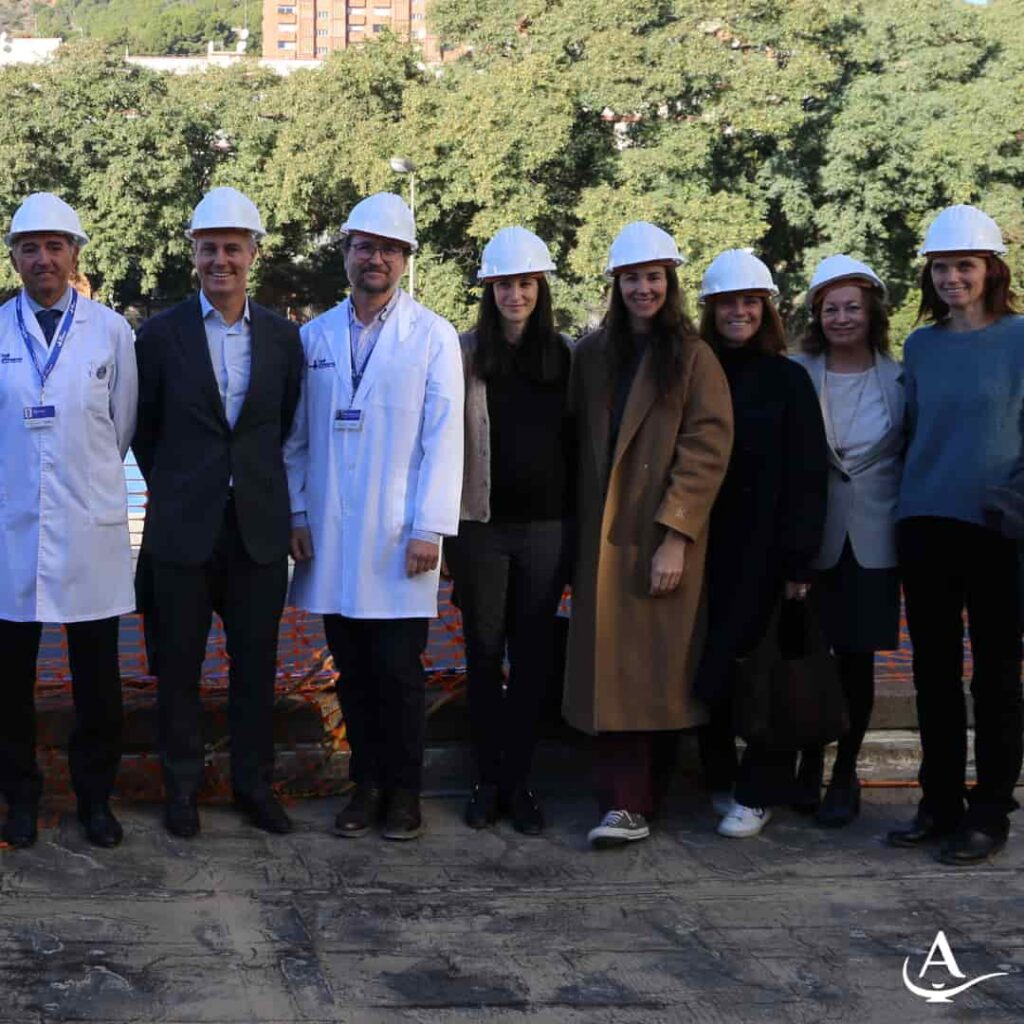 We visit the works at Vall d’Hebron together with the Diverse Foundation