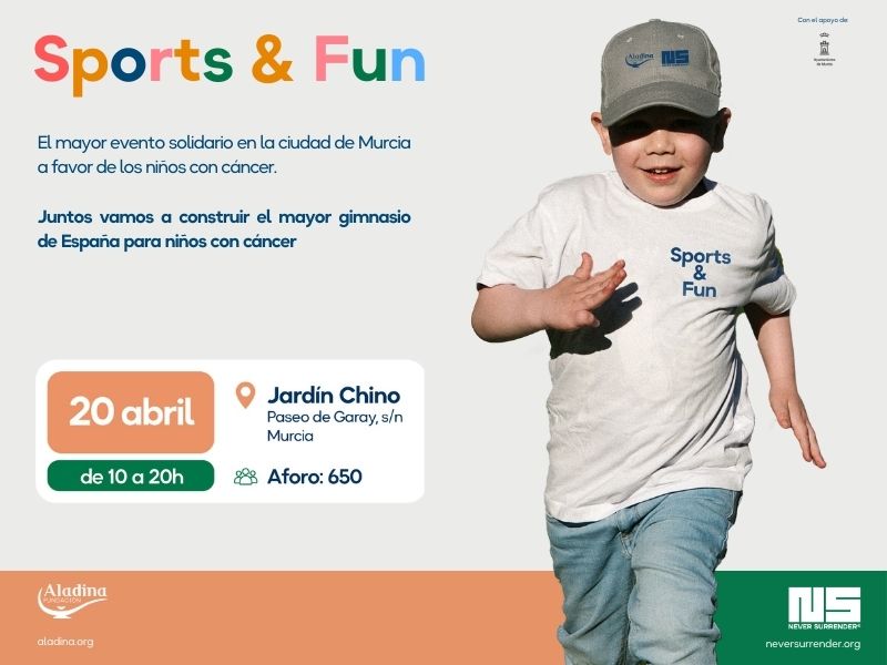 SportsFun, the charity event in Murcia not to be missed!