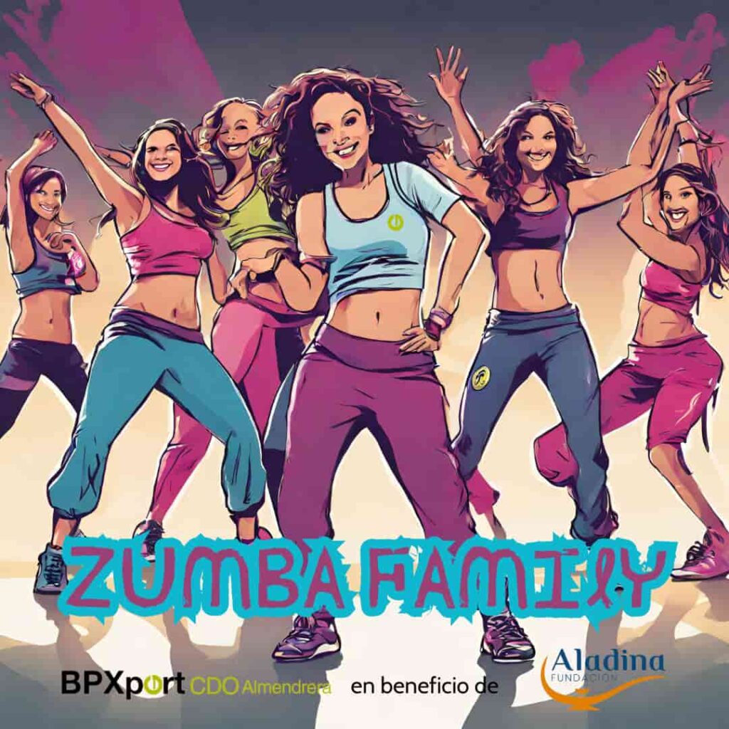 Día de zumba en el cole a favor de Aladina